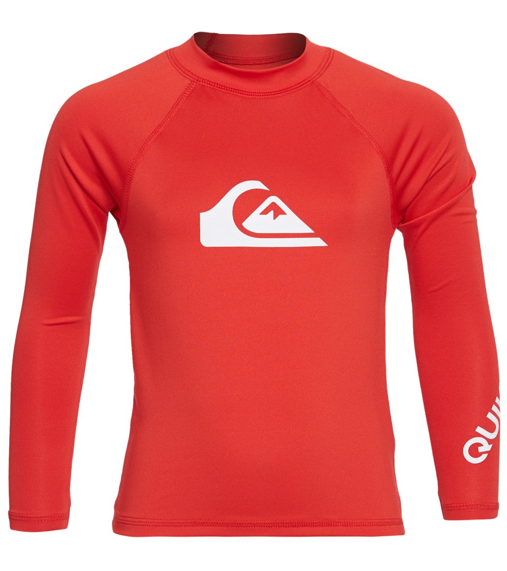 Quiksilver All Time Long Sleeve Rash Guard (Toddler, Little Kid) at