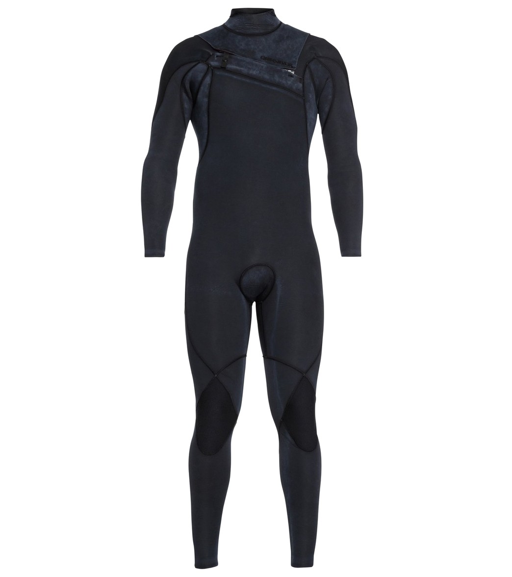 Quiksilver 3/2mm Highline Limited Monchrome Chest Zip Wetsuit at