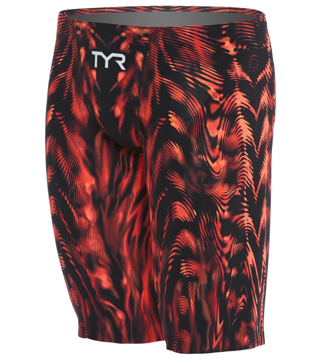 TYR Men's Venzo Genesis Jammer Tech Suit Swimsuit - Plasma 25 Lycra®/Nylon/ - Swimoutlet.com