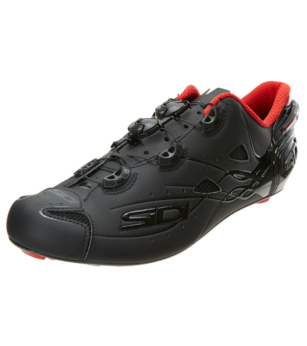 Sidi Men's Shot Vent Carbon Cycling Shoe - Matte Black/Black 42.5 - Swimoutlet.com