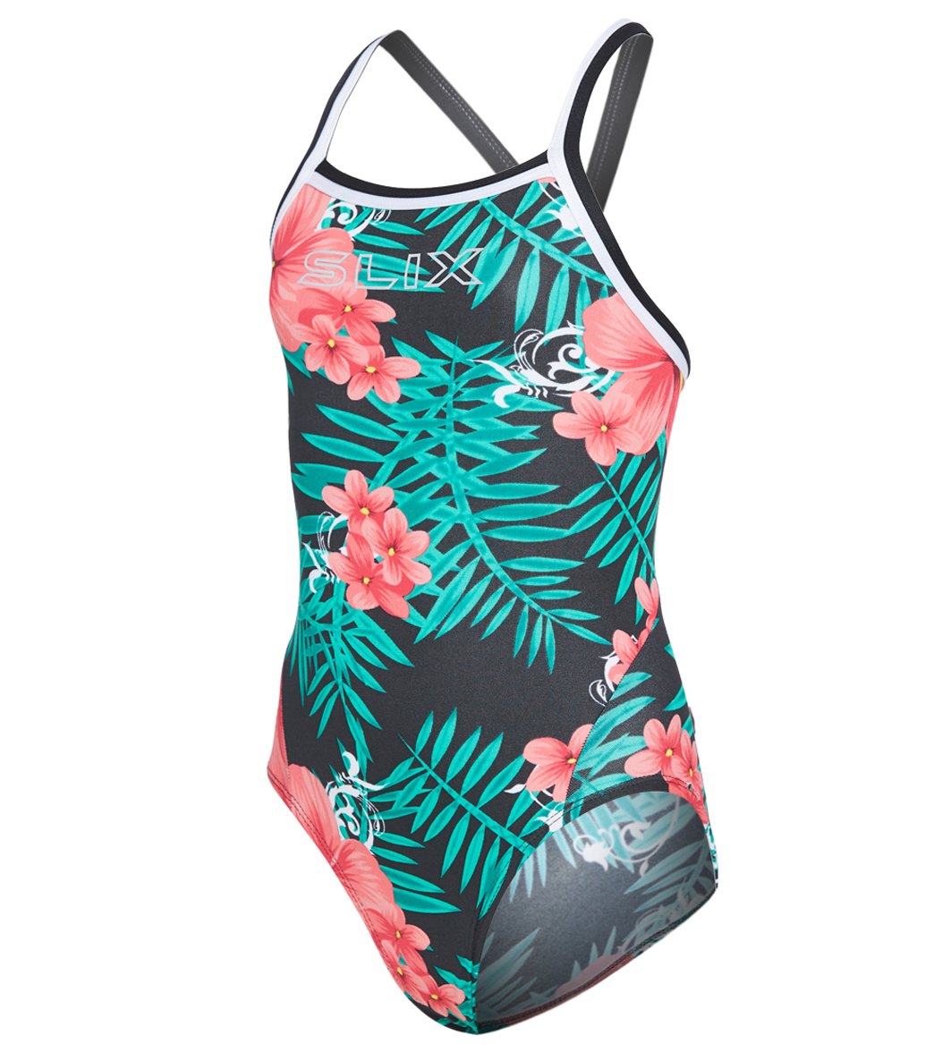 Slix Australia Girls' Lovina Dream Curve One Piece Swimsuit at