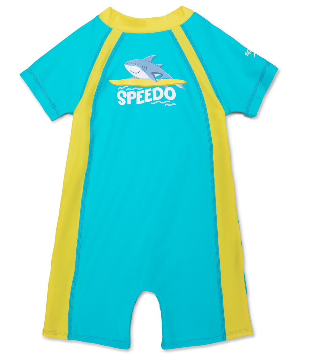 Speedo Begin To Swim Toddler Women's Sun Suit - Ceramic 12M - Swimoutlet.com