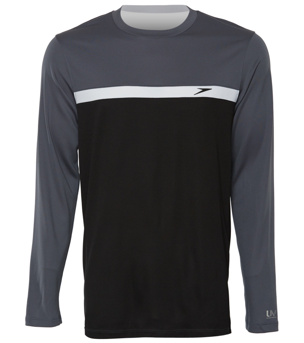 speedo easy long sleeve swim shirt