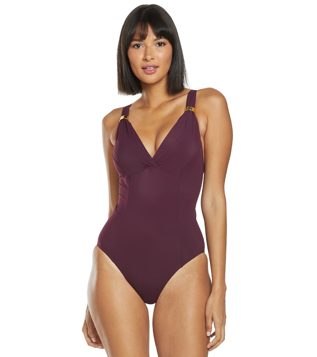 miraclesuit gypsy odyssey printed one-piece swimsuit
