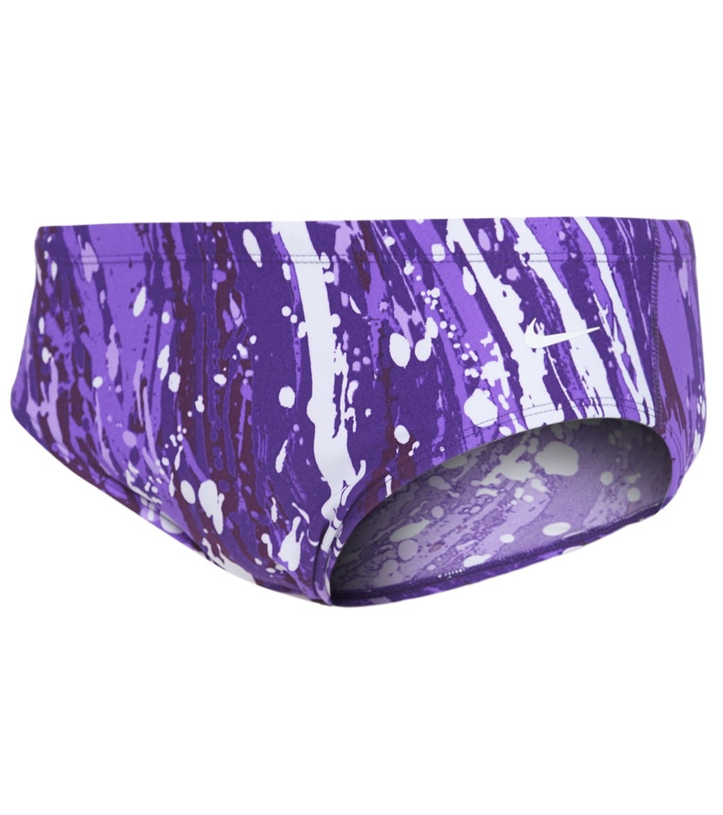 Nike Men's Splash Brief Swimsuit - Court Purple 24 Polyester - Swimoutlet.com