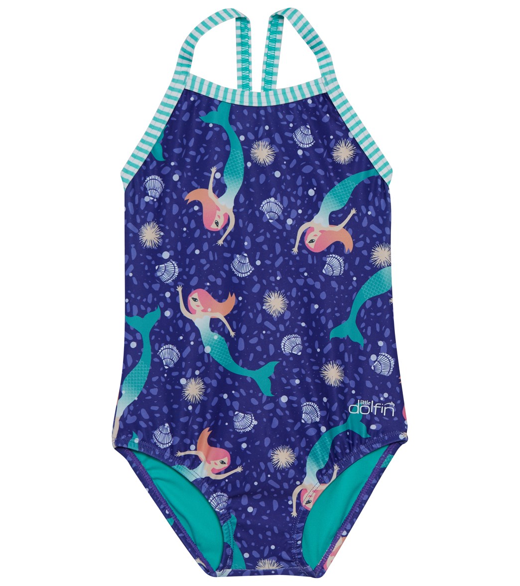 Dolfin Little Toddler I Dream Of Mermaids One Piece Swimsuit - 4 - Swimoutlet.com