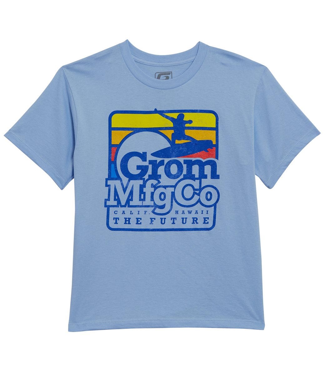 Grom Boys' Sunset T-Shirt - Lt. Blue Xl Big Lt - Swimoutlet.com
