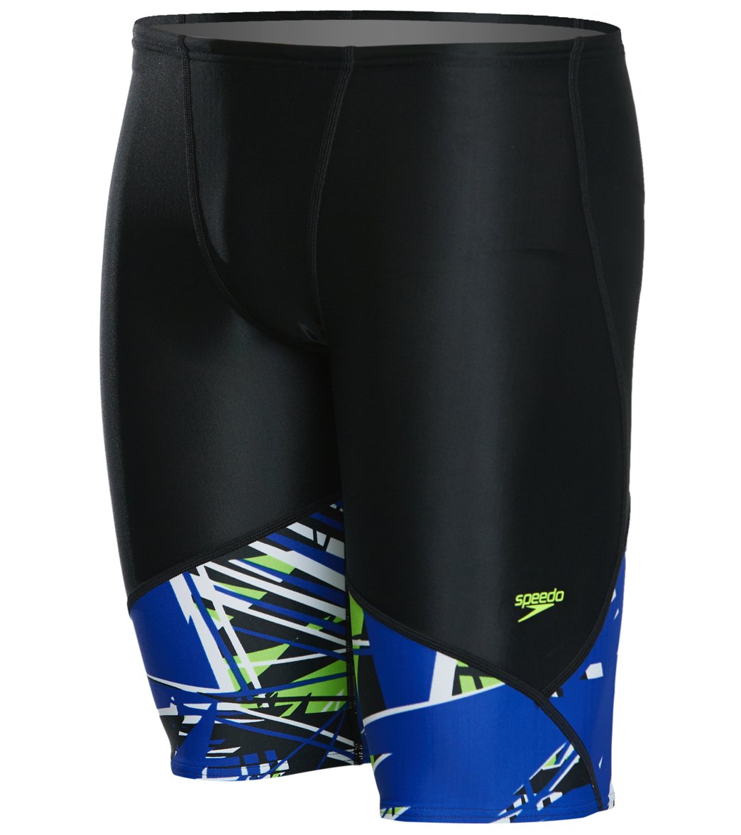 Speedo Men's Pro LT Shattered Palm Jammer Swimsuit at