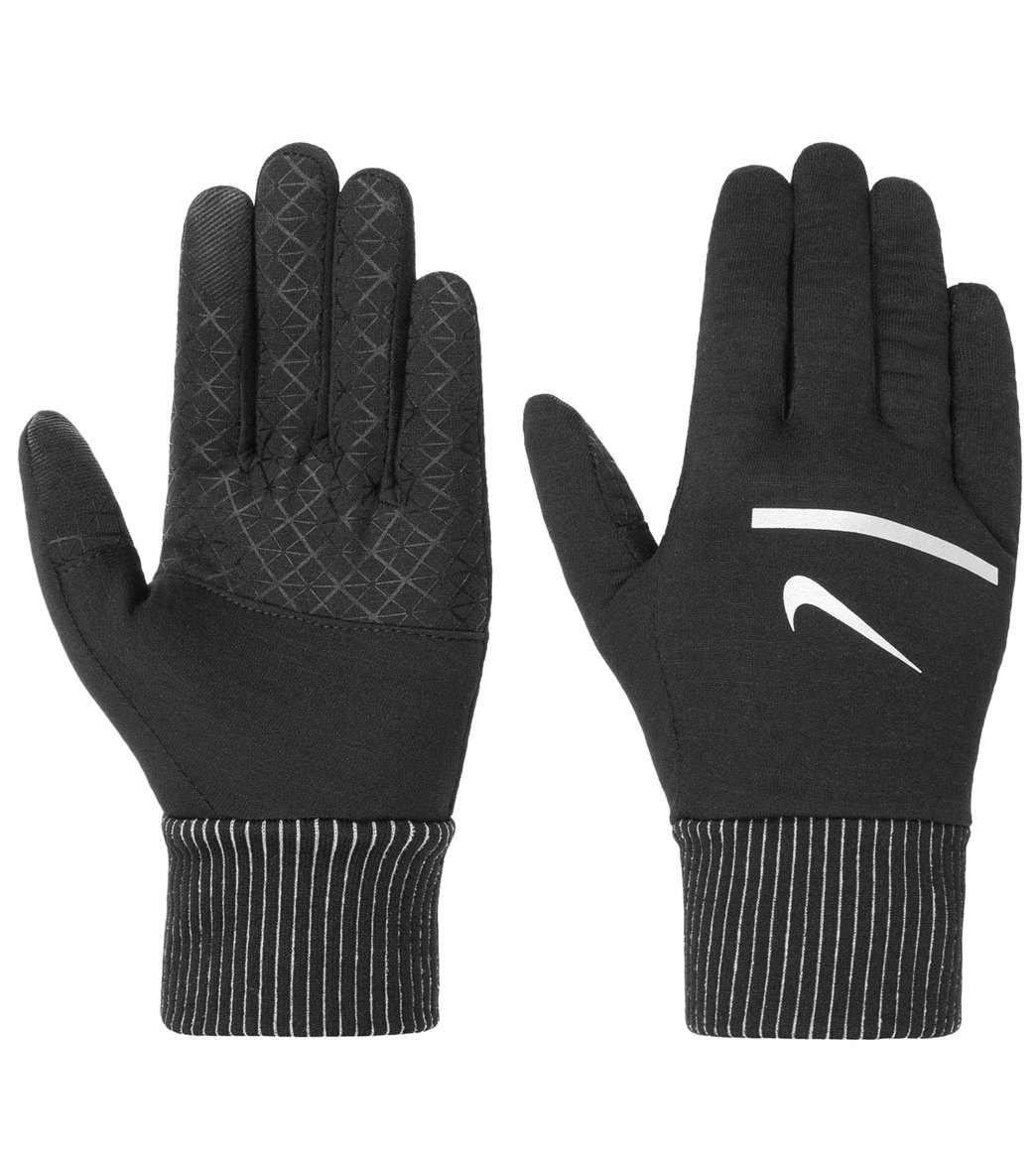 Nike Men's Sphere Running Gloves 2.0 - Black/Silver Xl - Swimoutlet.com