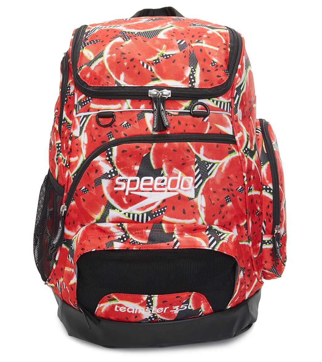 Speedo Printed Teamster 35L Backpack - Deep Coral - Swimoutlet.com