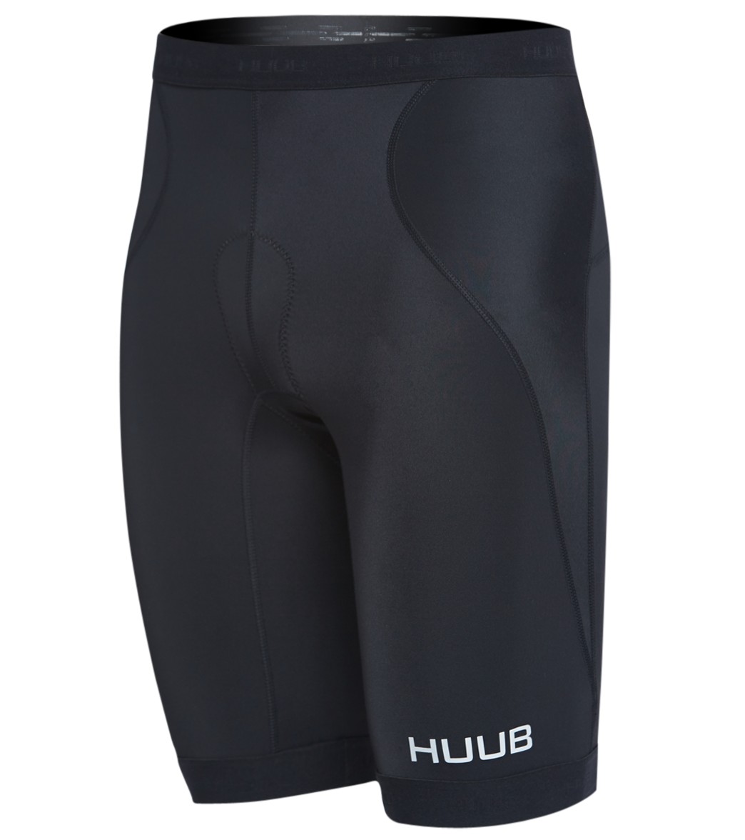 Huub Men's Essentials Tri Shorts - Black/Red Xl - Swimoutlet.com