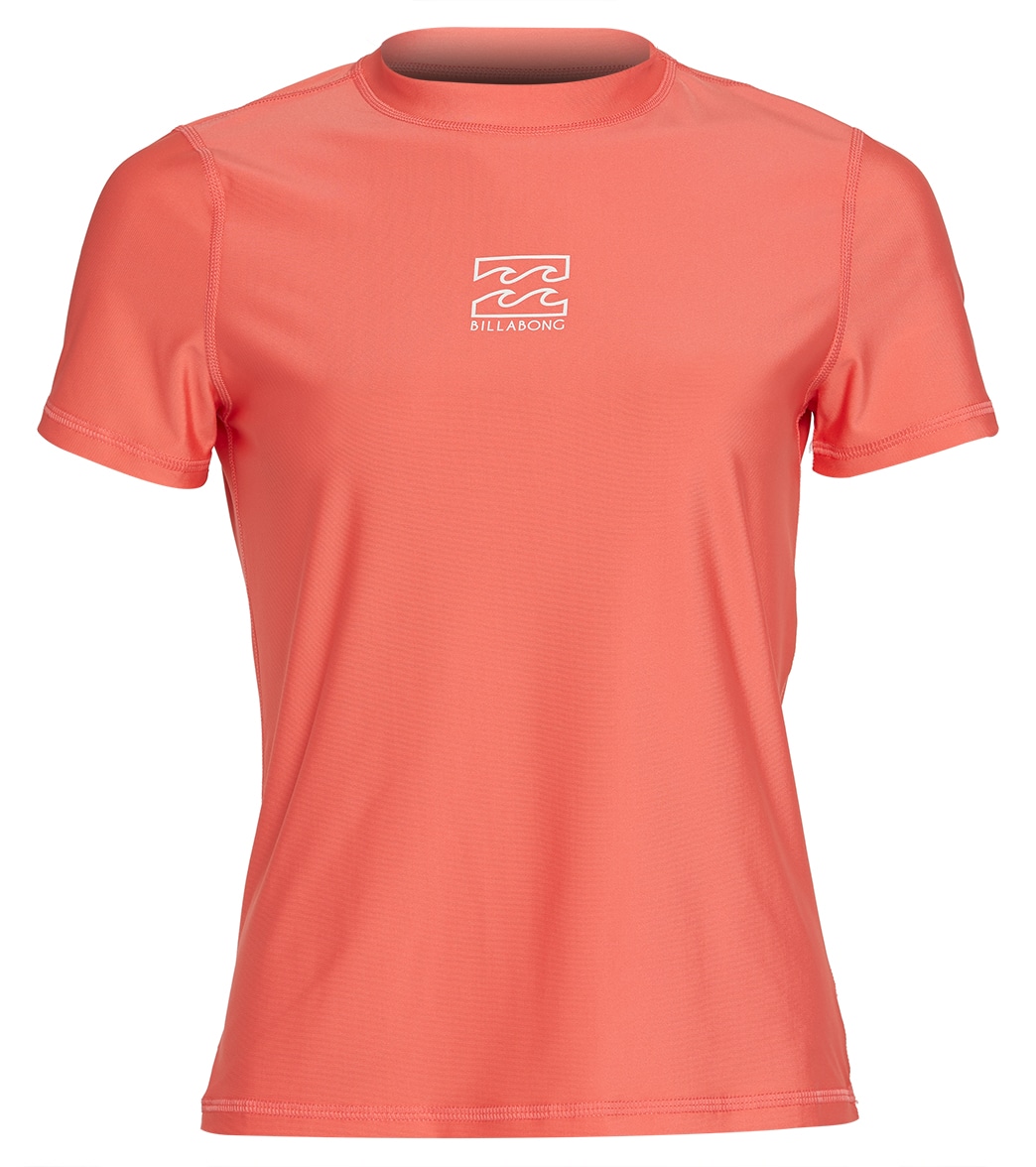 Billabong Women's Core Loose Fit Short Sleeve Swim Shirt at