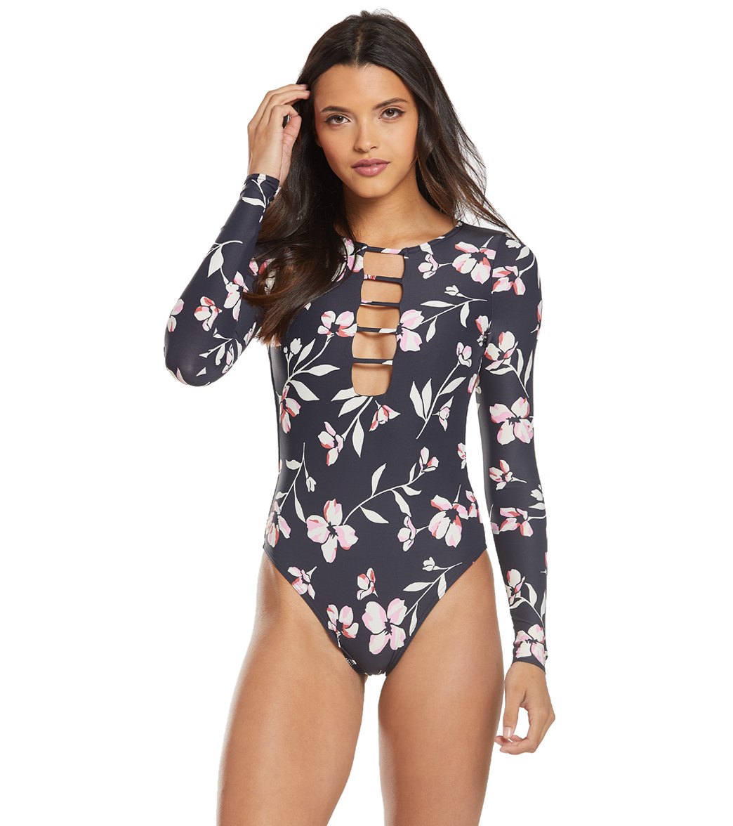Billabong Flow On By Long Sleeve One Piece Swimsuit at
