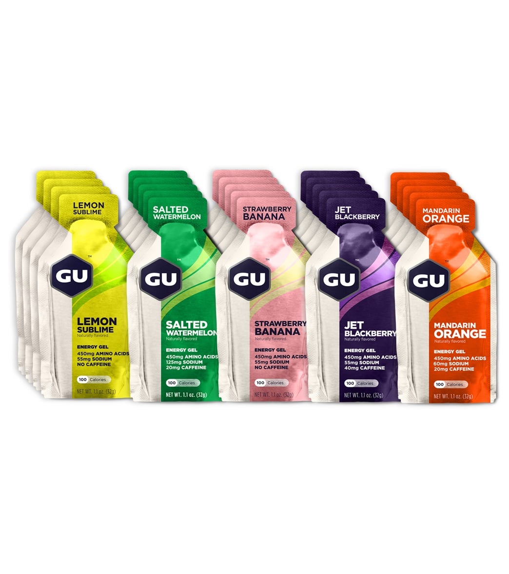 Gu Energy Gel With Carbohydrates Test Bundle 8x32g Bike24