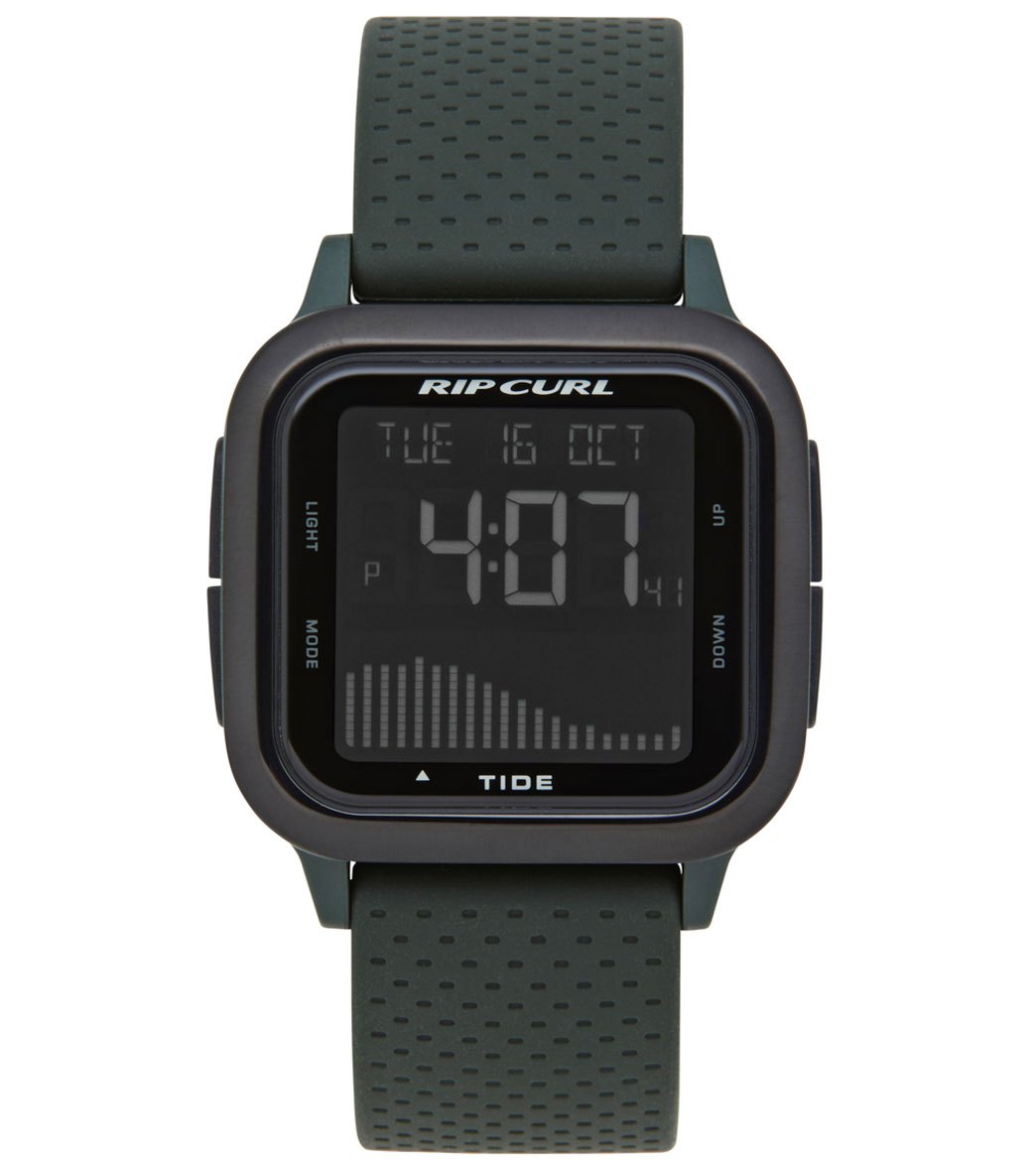 Rip Curl Next Tide Watch - Military W/Silicone Band - Swimoutlet.com