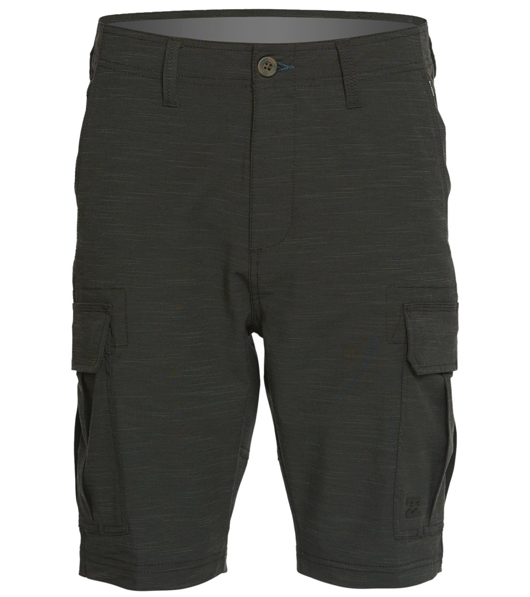 Billabong Men's Scheme X Cargo Shorts - Black 28 Cotton/Polyester - Swimoutlet.com
