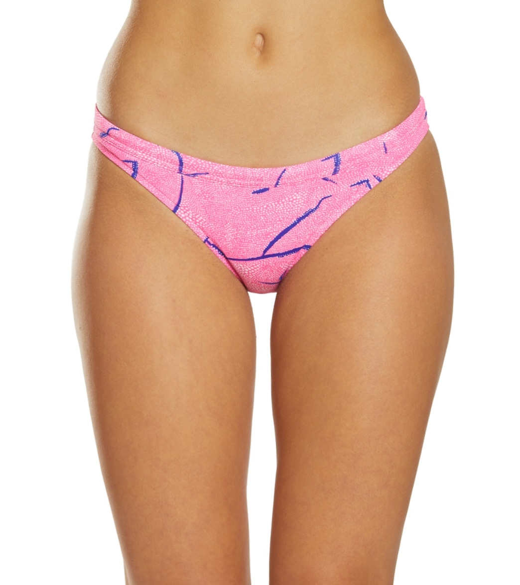 Funkita Women's Rock Salt Hipster Brief Bikini Bottom - Pink 30L Polyester - Swimoutlet.com