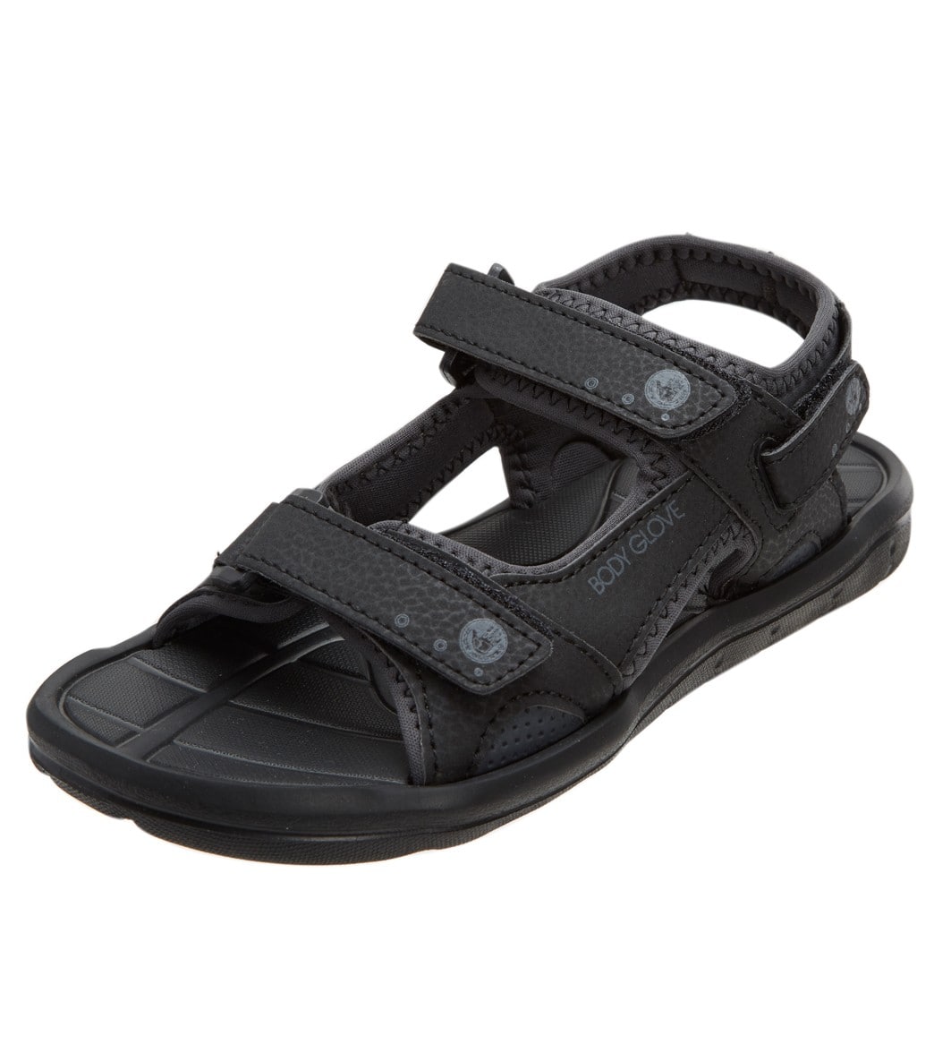 Body Glove Boys' Trek Sandals - Black/Black 1 - Swimoutlet.com