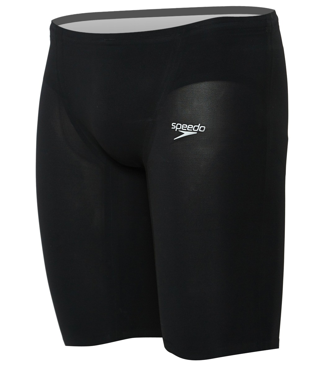 Speedo Men's Fastskin Lzr Pure Valor Jammer Tech Suit Swimsuit - Black 24 Nylon/Lycra® - Swimoutlet.com