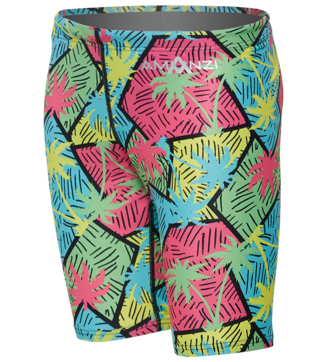 Amanzi Boys' Jamaican Me Crazy Jammer Swimsuit at SwimOutlet.com