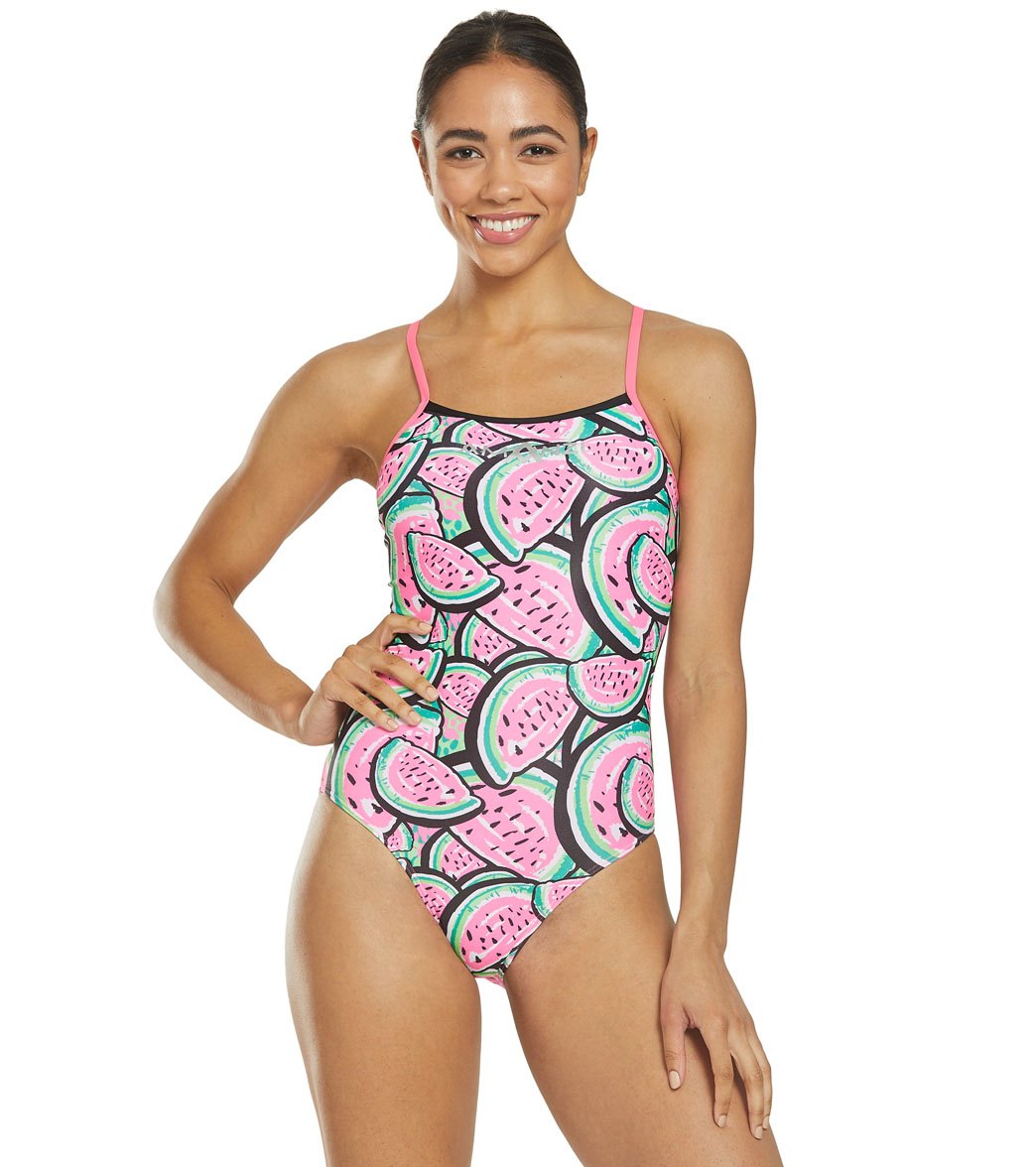 Amanzi Women's Melon Crush One Piece Swimsuit - 32 Polyester - Swimoutlet.com