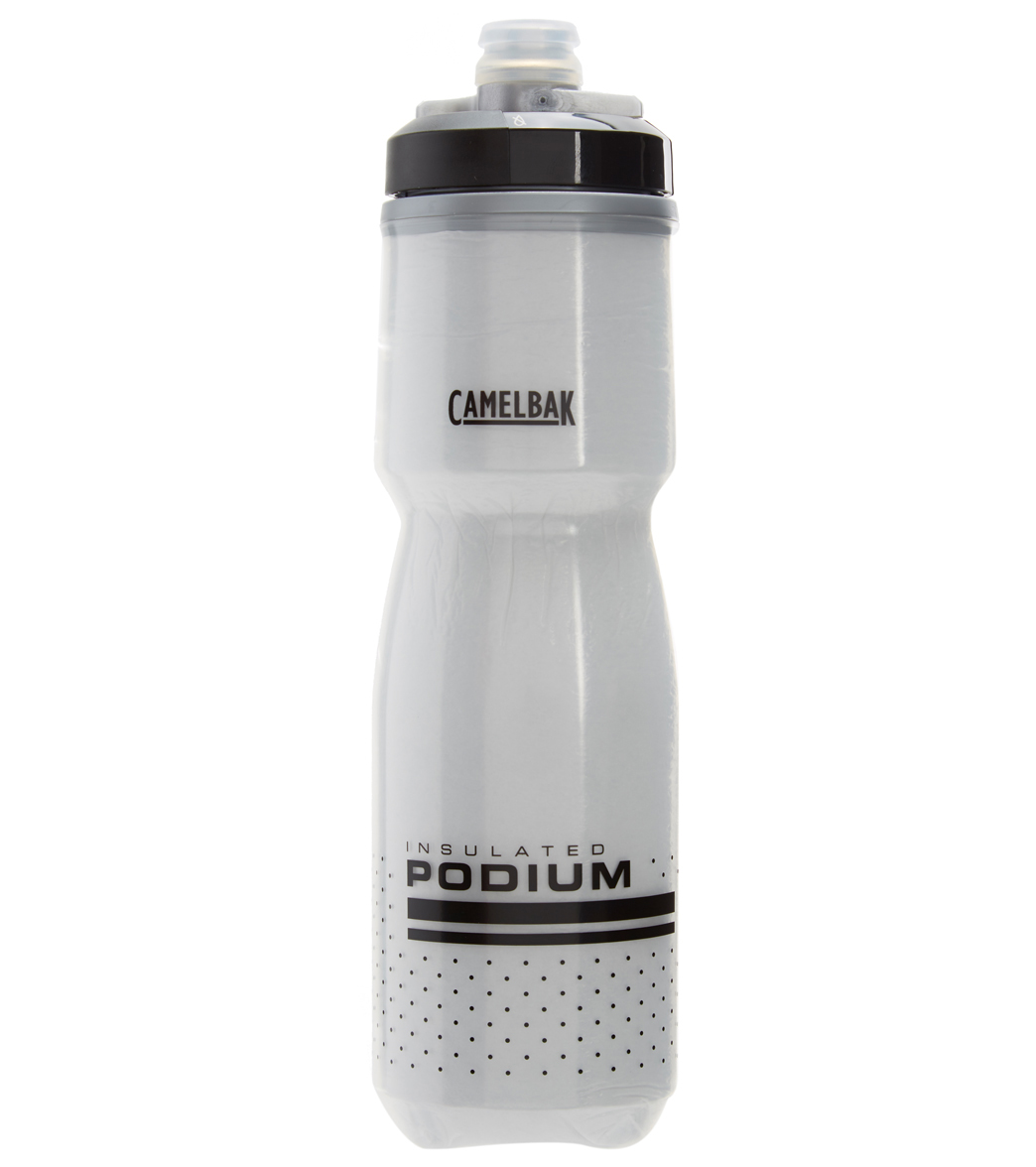 Camelbak Podium Chill 24Oz Water Bottle - White/Black - Swimoutlet.com