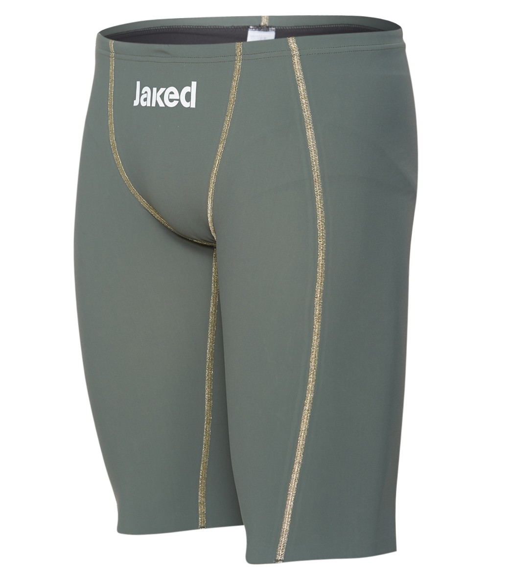 Jaked Men's Jalpha Jammer Tech Suit Swimsuit - Army Green 20 Elastane/Polyamide - Swimoutlet.com