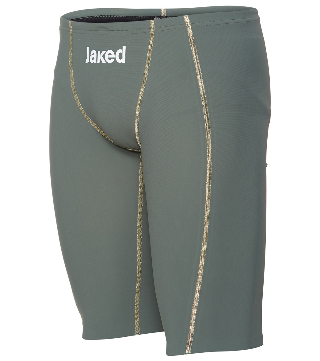 Jaked Boys' Jalpha Jammer Tech Suit Swimsuit - Army Green 12 Elastane/Polyamide - Swimoutlet.com