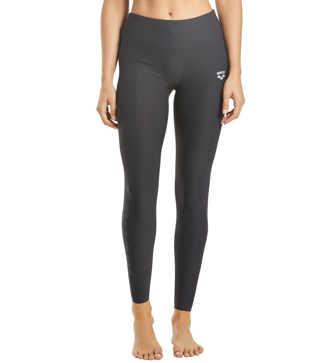 Arena Women's A-One Basic Long Tights - Black Large Size Large - Swimoutlet.com