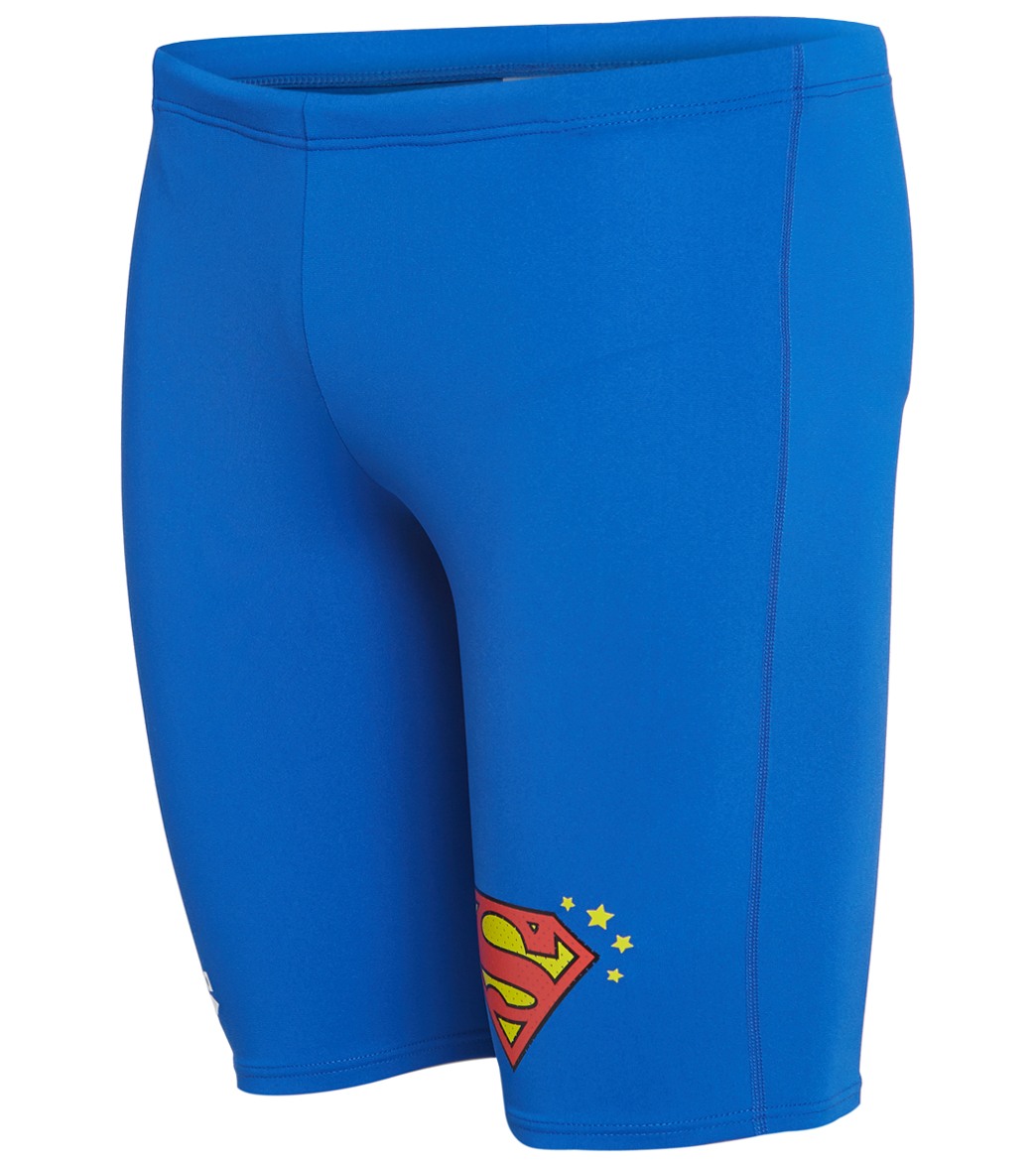 Arena Men's Superman Jammer Swimsuit - Royal 22 - Swimoutlet.com