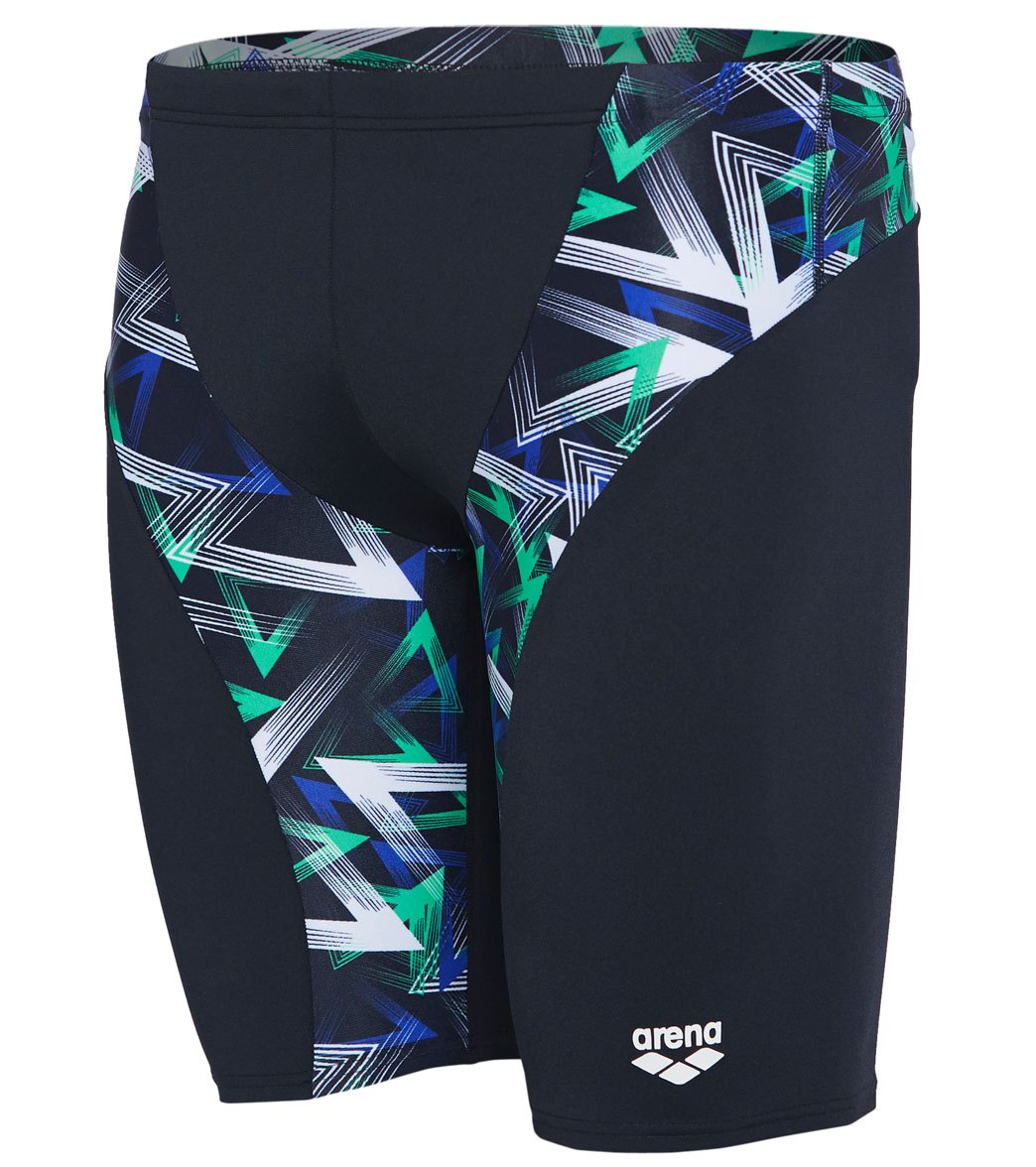 Arena Men's Power Triangle Jammer Swimsuit at SwimOutlet.com - Free ...