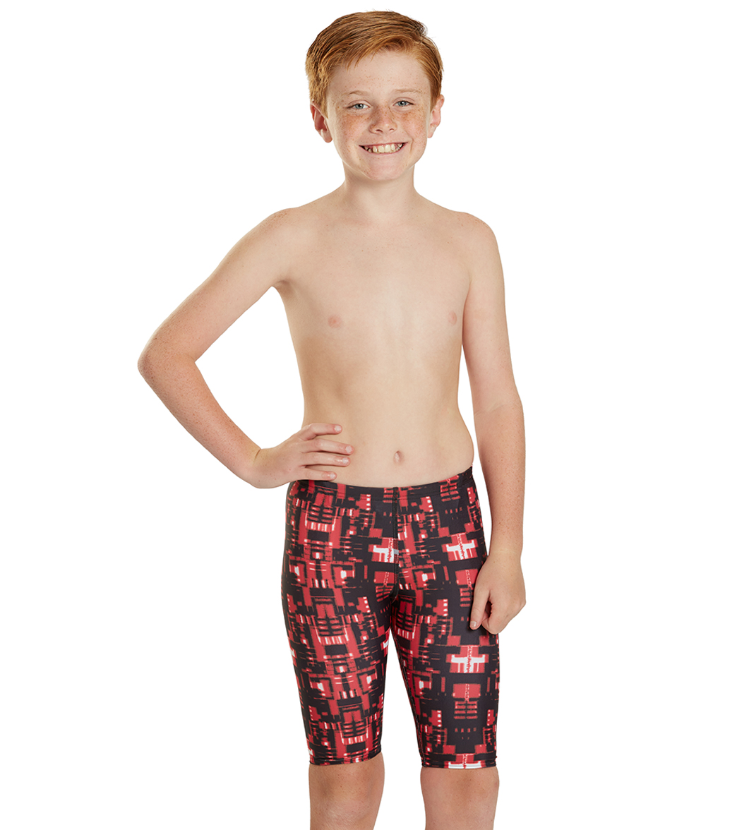 Iswim Varsity Blur Jammer Swimsuit Youth 22 28 At 7123