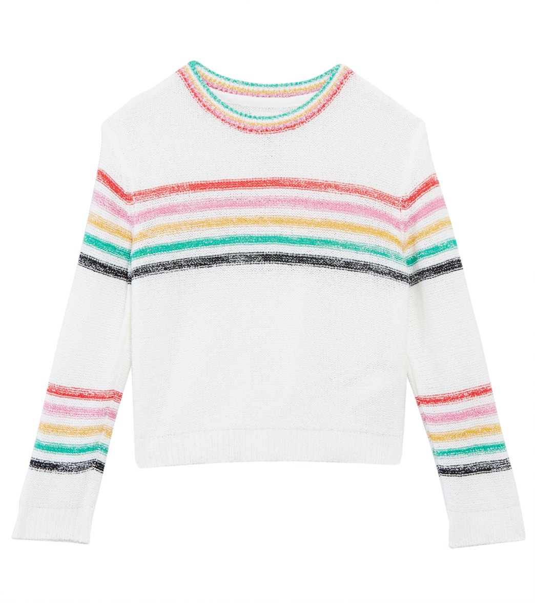 Billabong Girls' Sun Rays Pullover Sweater Big Kid - Cool Wip Xx-Small 4/5 Cotton - Swimoutlet.com