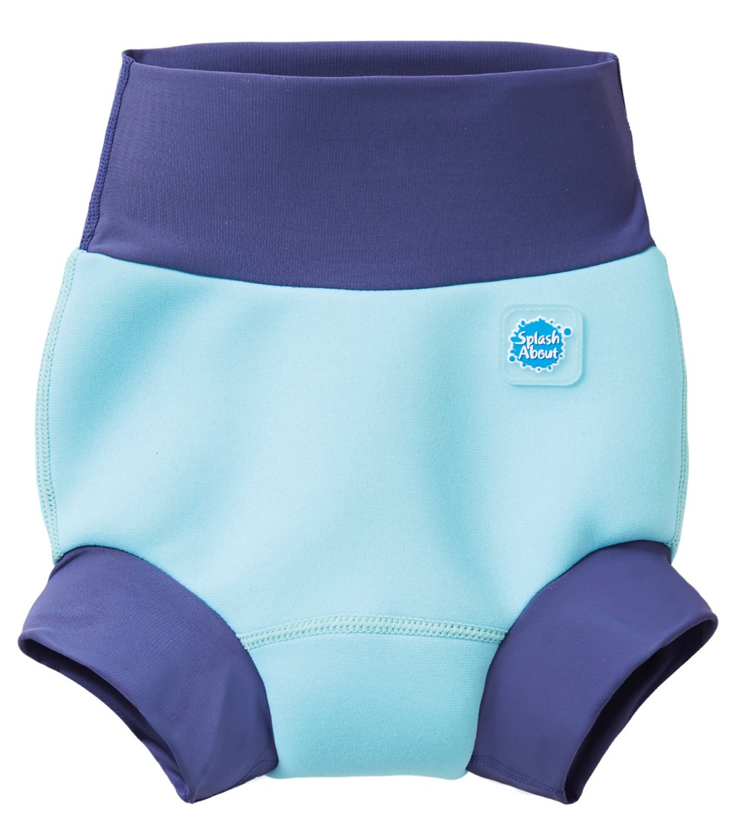 Splash About Blue Cobalt Happy Nappy Swim Diaper Baby - Large 6-12 Months - Swimoutlet.com