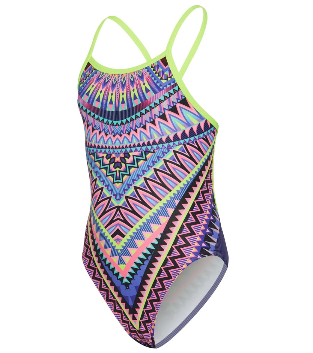 Funkita Girls' Charm Armour Single Strap One Piece Swimsuit at ...
