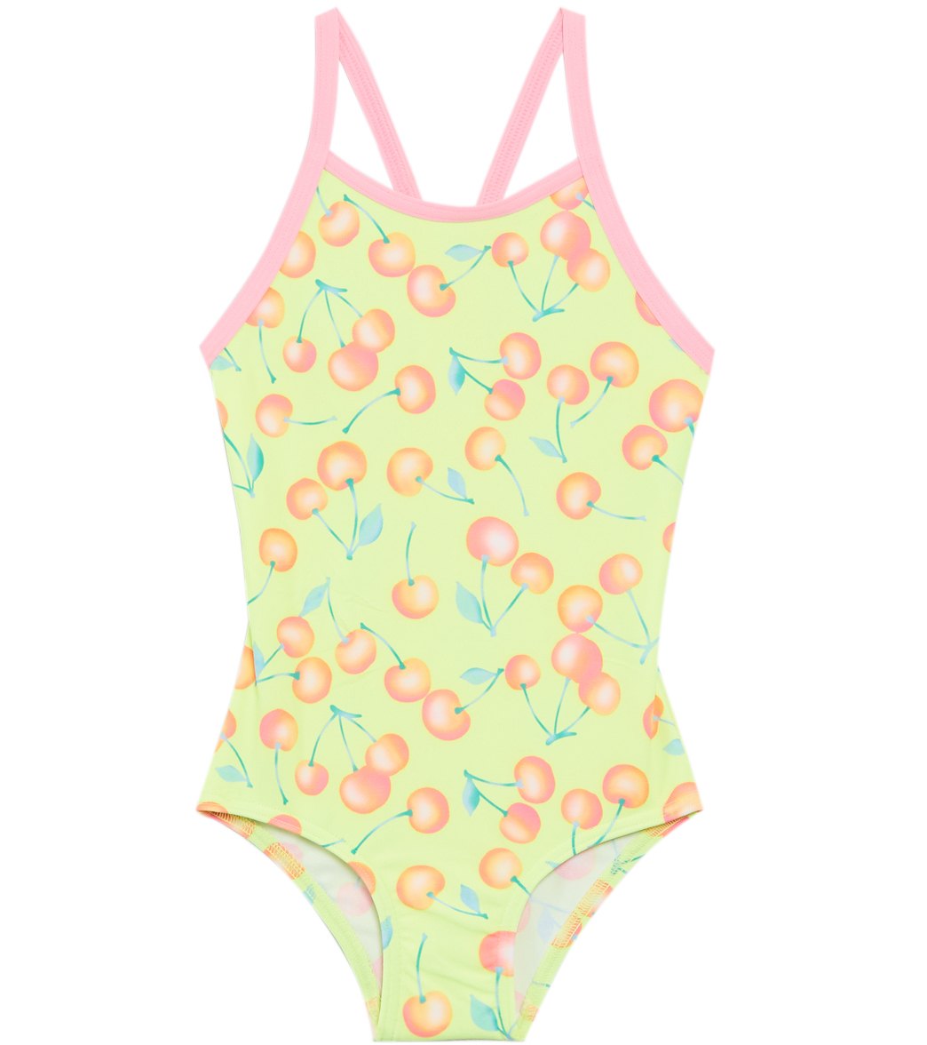 Funkita Toddler Girls' Cherry Top Printed One Piece Swimsuit - 1T Polyester - Swimoutlet.com