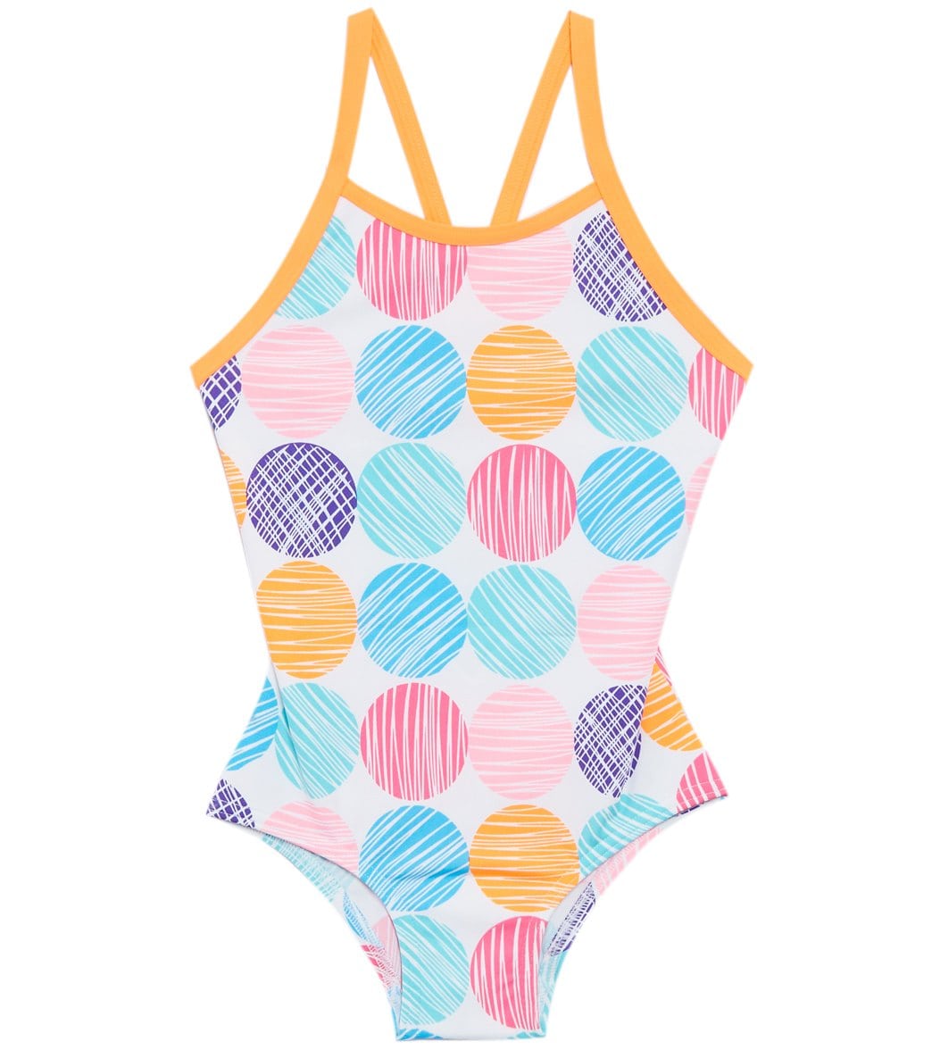Funkita Toddler Girls' Cotton Candy Printed One Piece Swimsuit - 1T Polyester - Swimoutlet.com