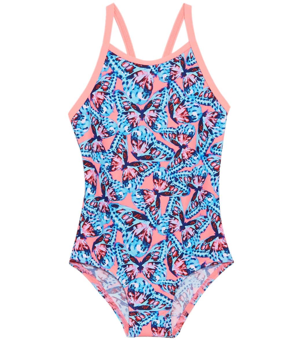 Funkita Toddler Girls' Butter Me Up Printed One Piece Swimsuit - 1T Polyester - Swimoutlet.com