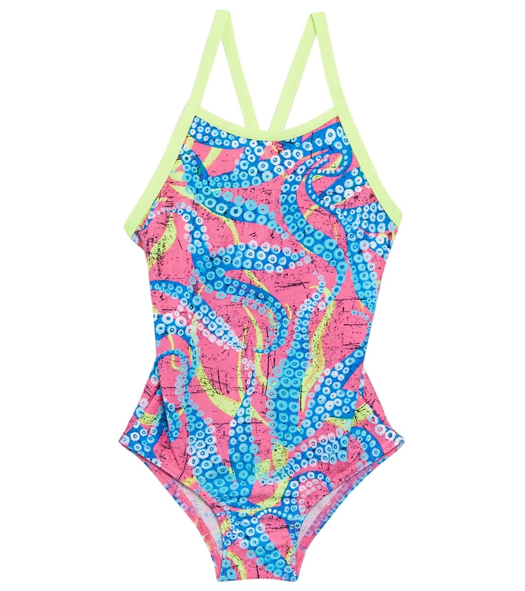 Funkita Toddler Girls' Eco Squeaky Squid One Piece Swimsuit at ...