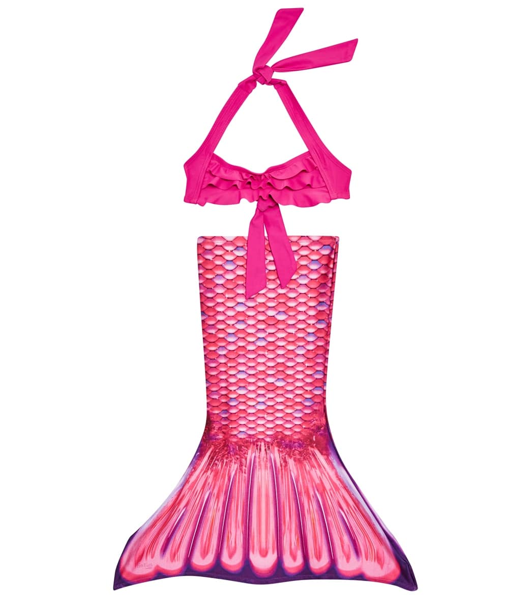 Fin Fun Malibu Pink Mermaid Tail Set (Toddler) at SwimOutlet.com - Free ...