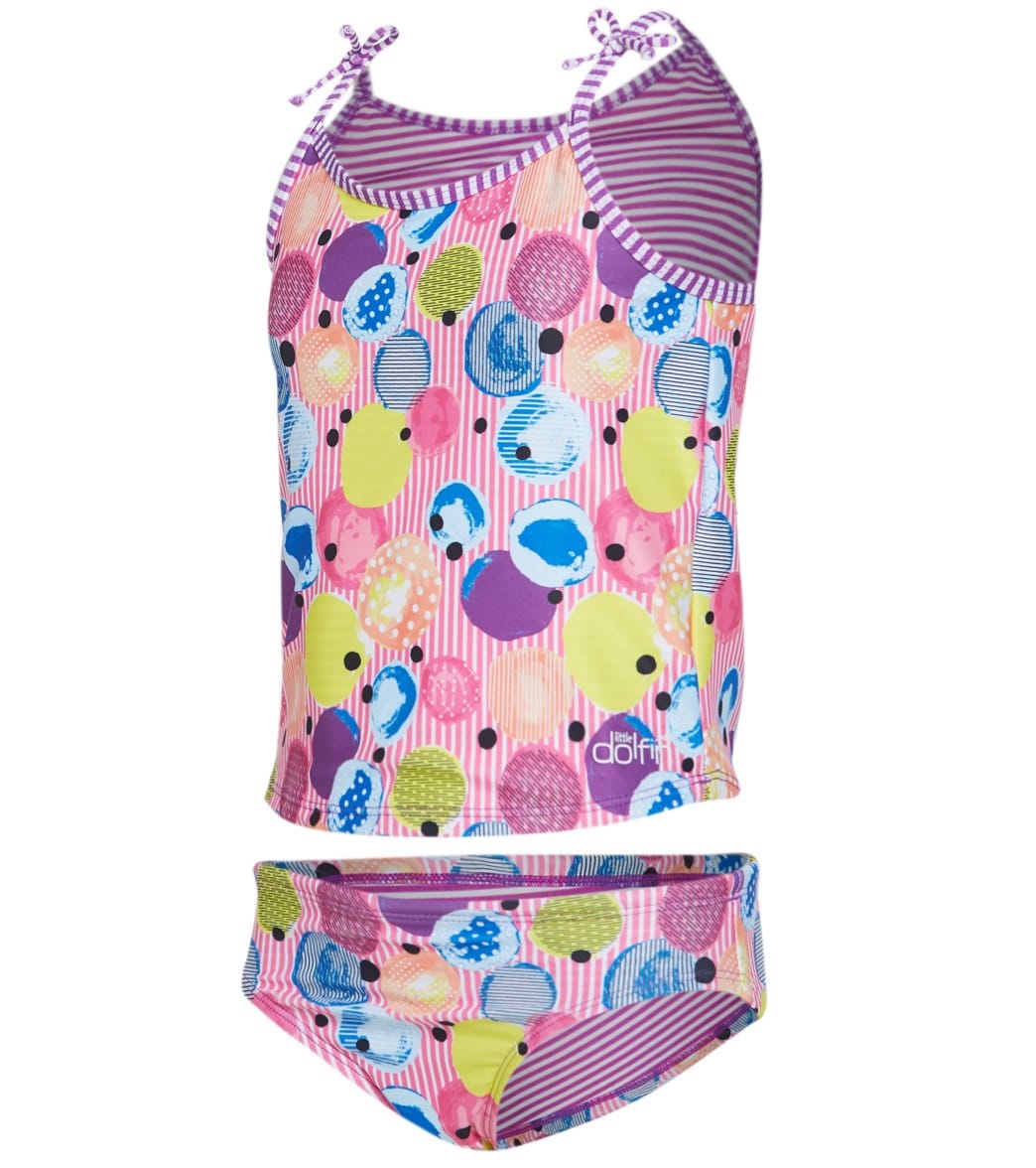 Dolfin Toddler Bubble Gum Tankini Set - 2T Polyester/Spandex - Swimoutlet.com