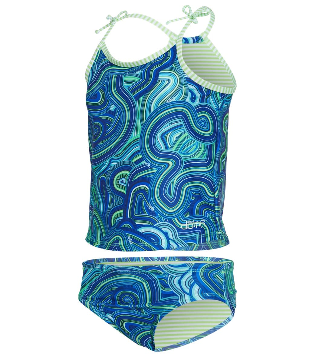 Dolfin Toddler Waves For Days Tankini Set - 2T Polyester/Spandex - Swimoutlet.com