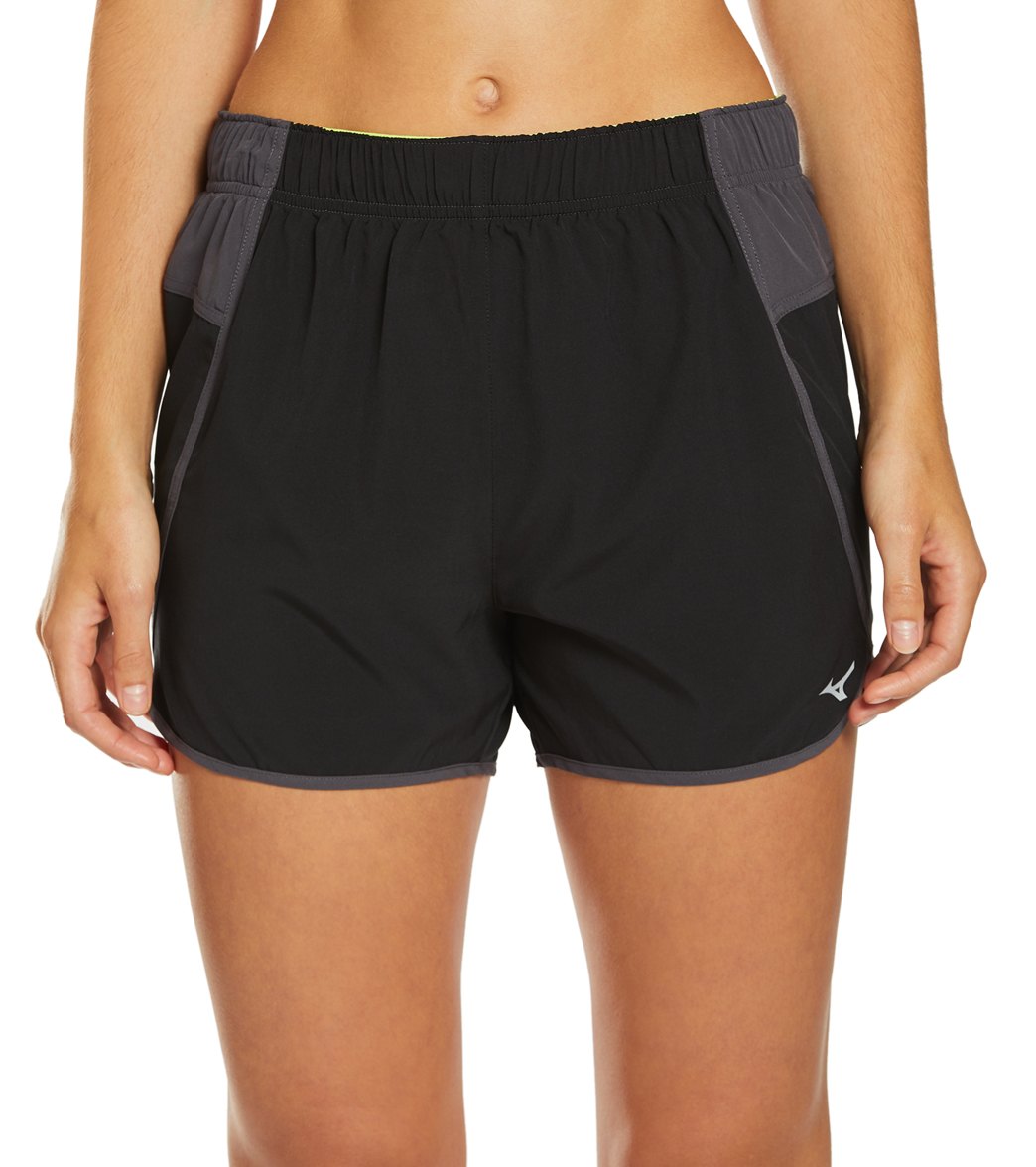 mizuno black volleyball shorts