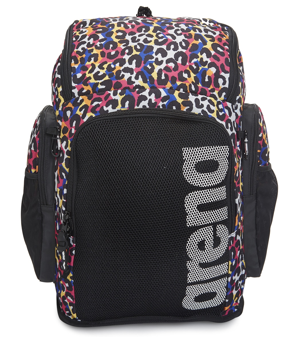 Arena Team 45 Allover Backpack - Cheetah Heat Polyester - Swimoutlet.com