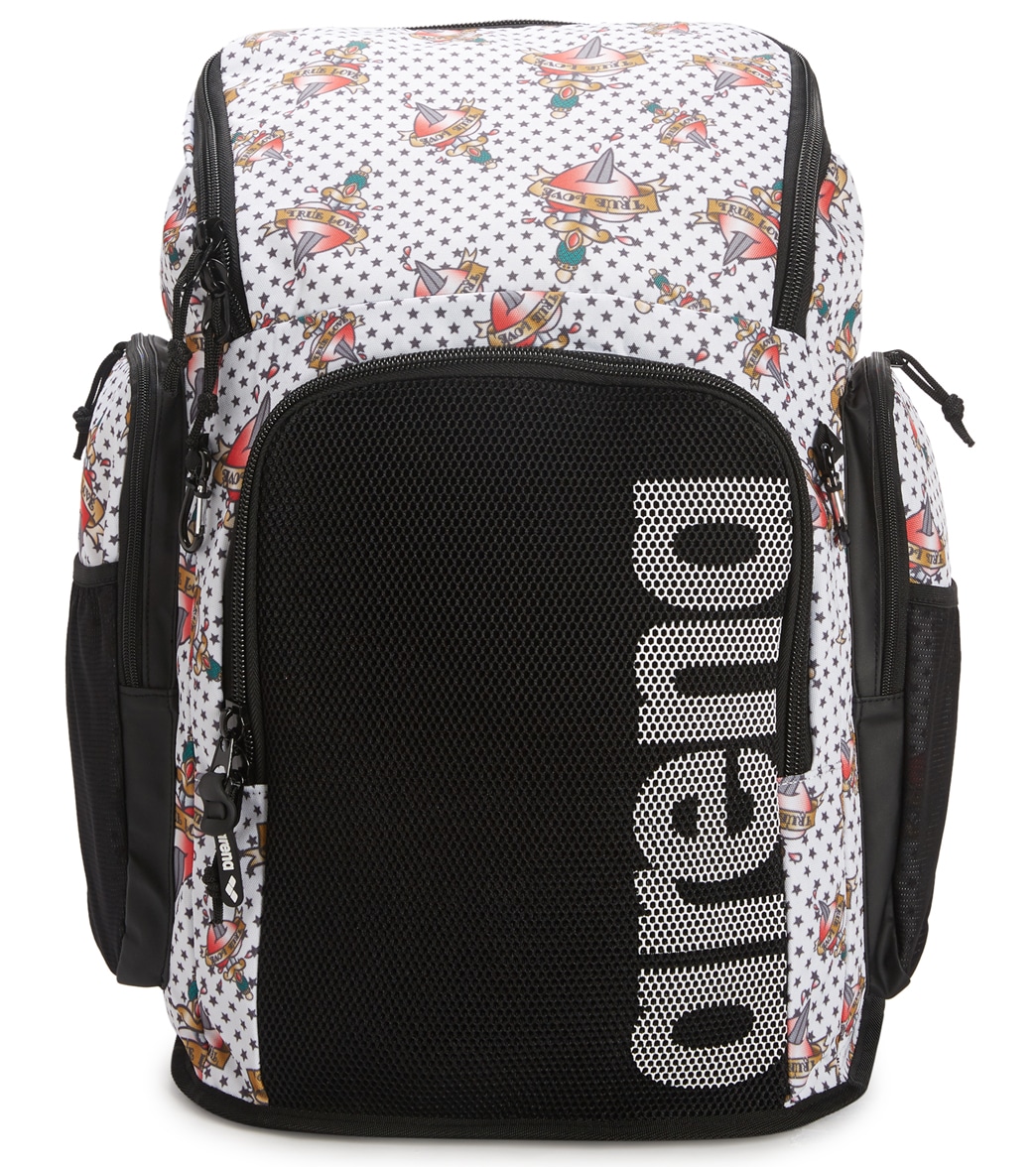 Arena Team 45 Allover Backpack - Crazy Tattoos Polyester - Swimoutlet.com