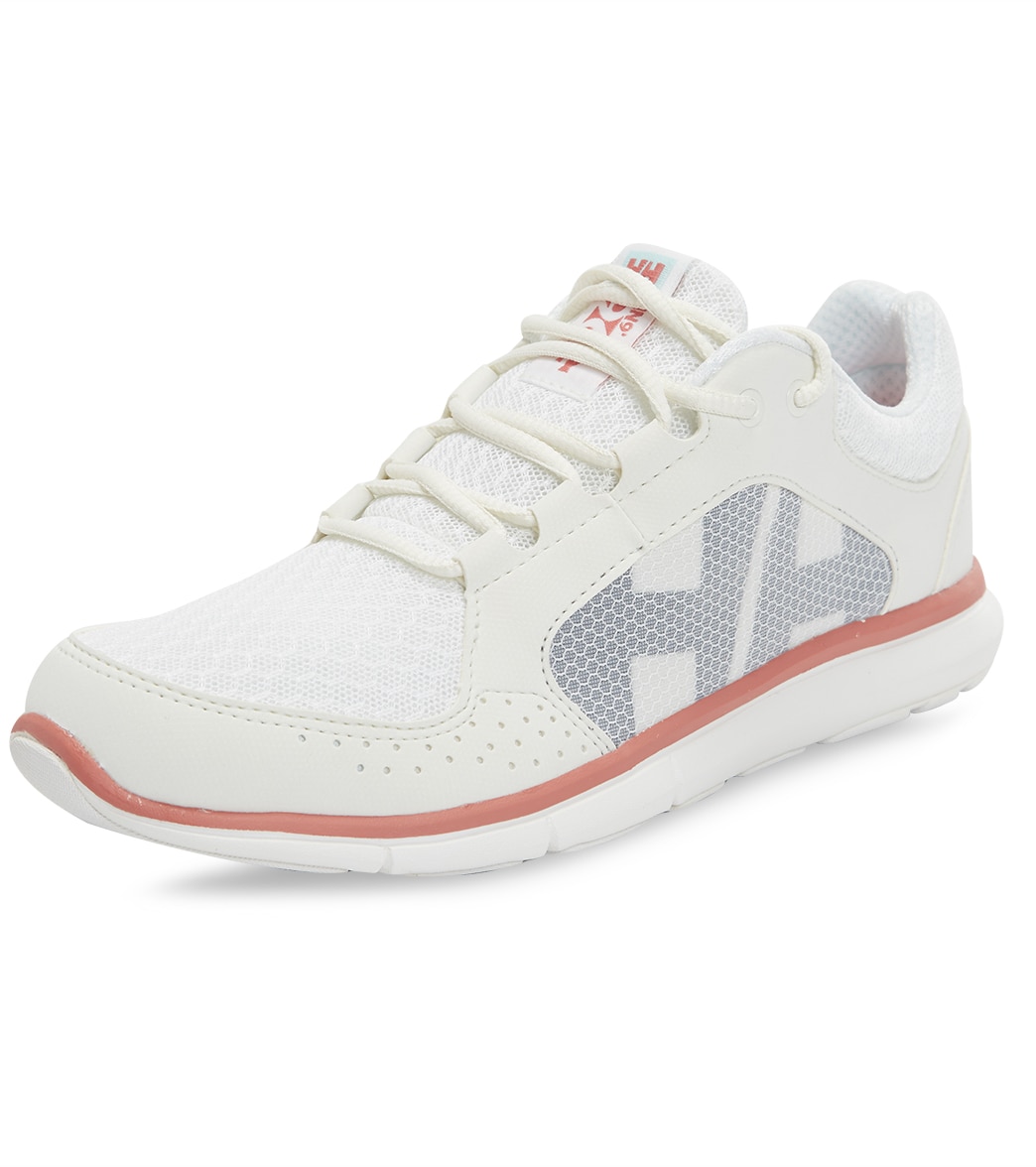 Helly Hansen Women's Ahiga V4 Hydropower Water Shoe - Off White/Shell Pink 6 - Swimoutlet.com