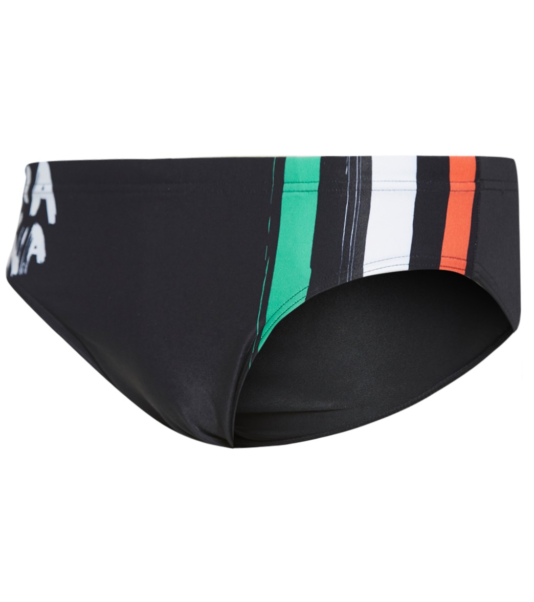 Arena Men's Country Flags Brief Swimsuit - Italy Flag 22 Polyester - Swimoutlet.com