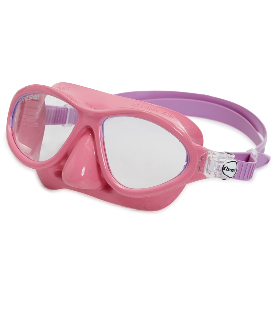 Cressi Kids Moon Snorkeling/Swim Mask - Pink/Lilac - Swimoutlet.com