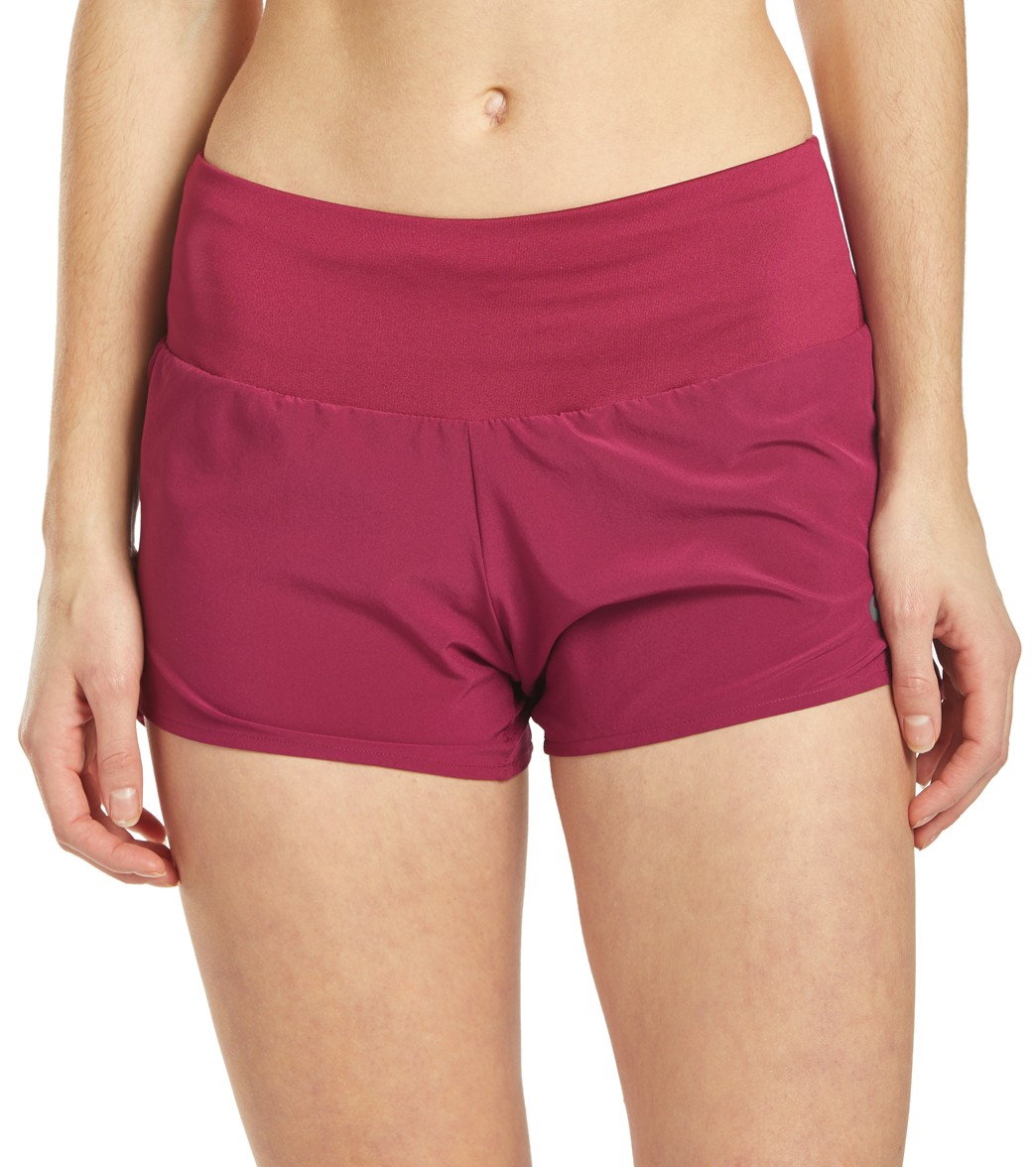 Asics Women's Road 3.5 Short - Dried Berry Xs Size X-Small - Swimoutlet.com
