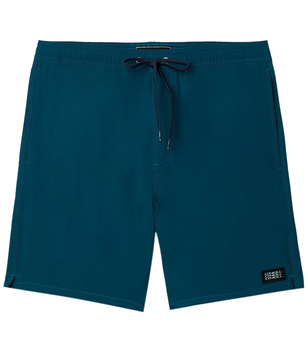 O'neill Men's 17 Solid Volley Short - Dark Blue Large Polyester - Swimoutlet.com